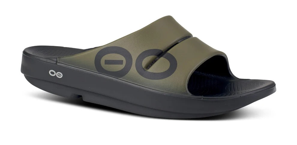 OOAHH Sport Tactical Green - OOFOS Herren -Slide Sandale