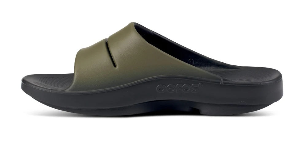 OOAHH Sport Tactical Green - OOFOS Herren -Slide Sandale