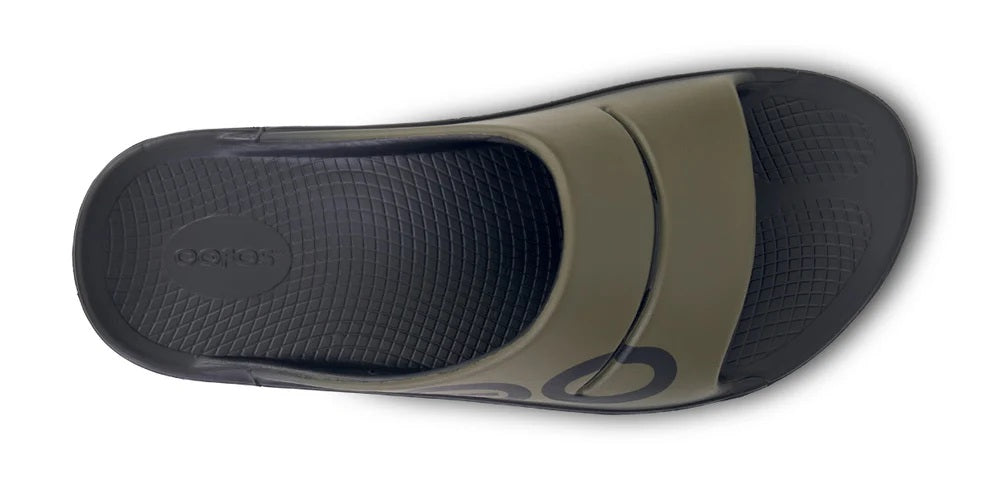 OOAHH Sport Tactical Green - OOFOS Herren -Slide Sandale