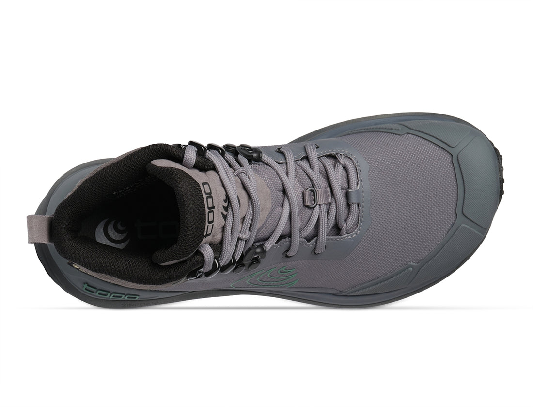 Topo Athletic Trailventure 3 WP Charcoal Green  – Damen Wanderschuhe - Wasserdichter Komfort für jedes Abenteuer