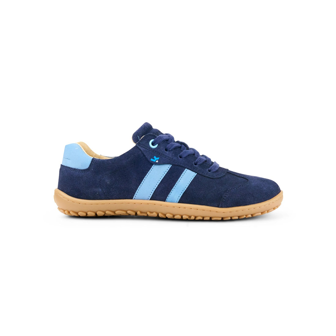 Ila Suede Navy – Damen Retro-Barfuß-Sneaker