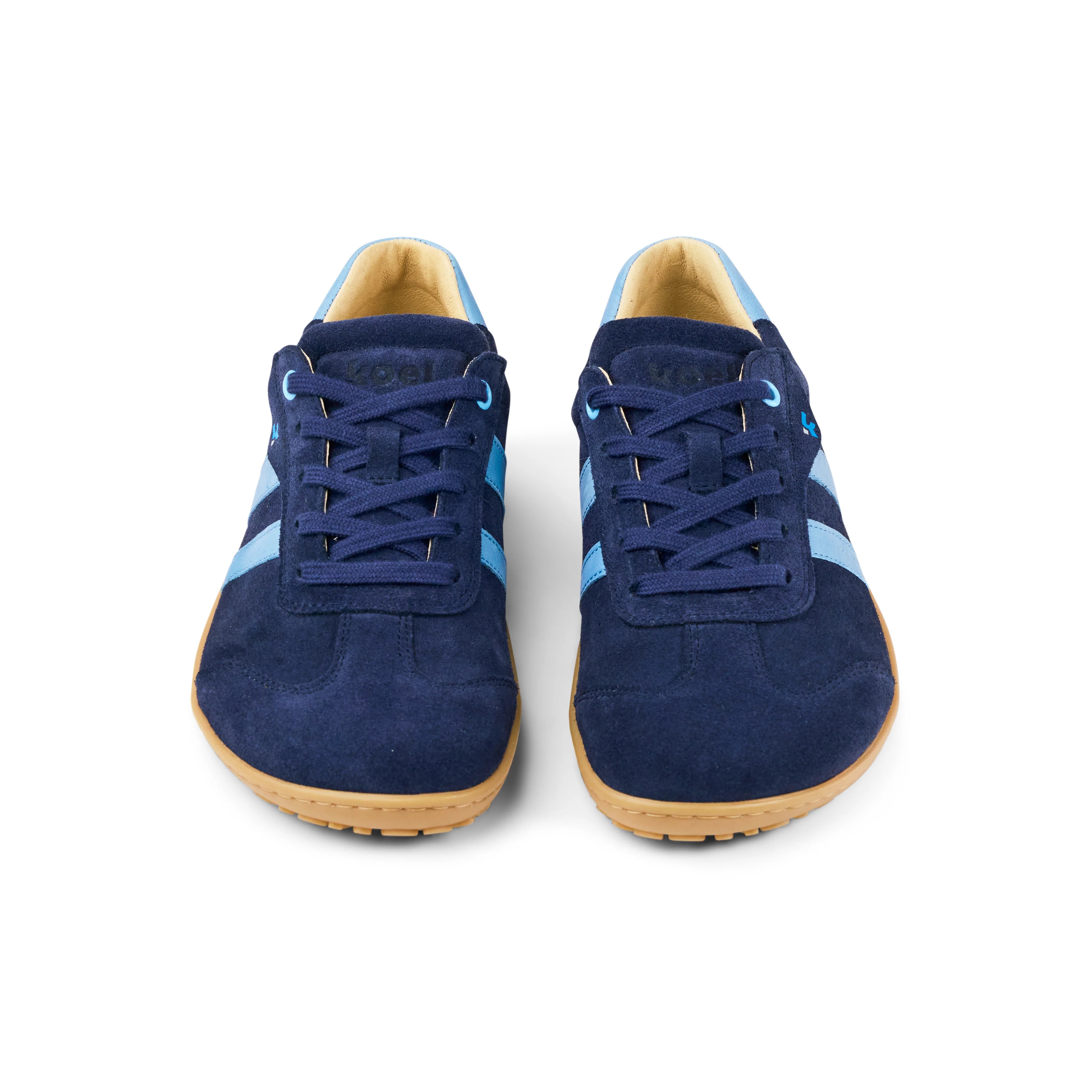 Ila Suede Navy – Damen Retro-Barfuß-Sneaker