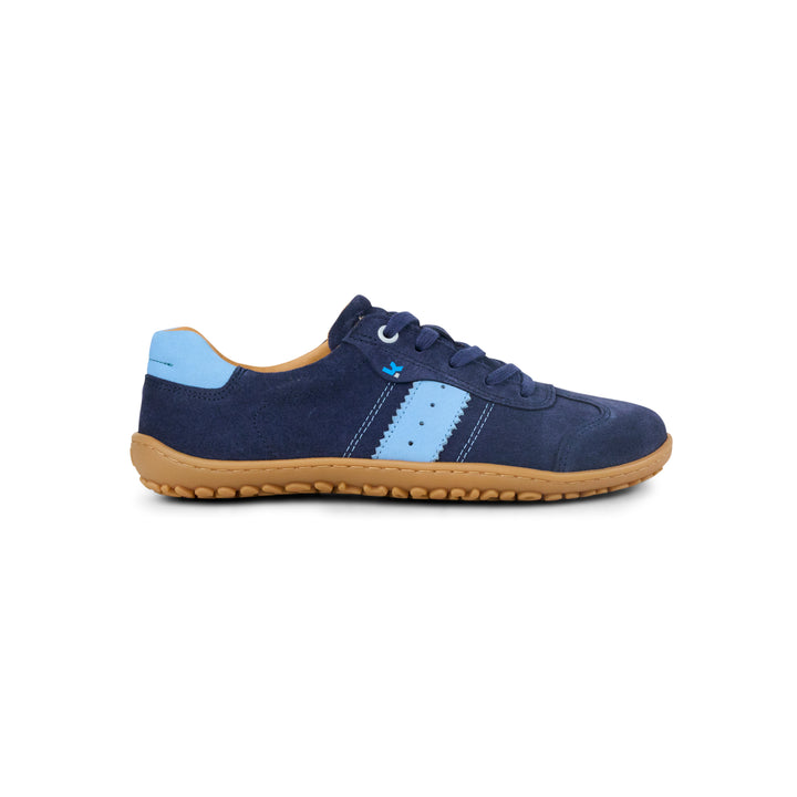 KOEL Ila Suede Navy Damensneaker – Stilvoller Barfußschuh für jeden Tag
