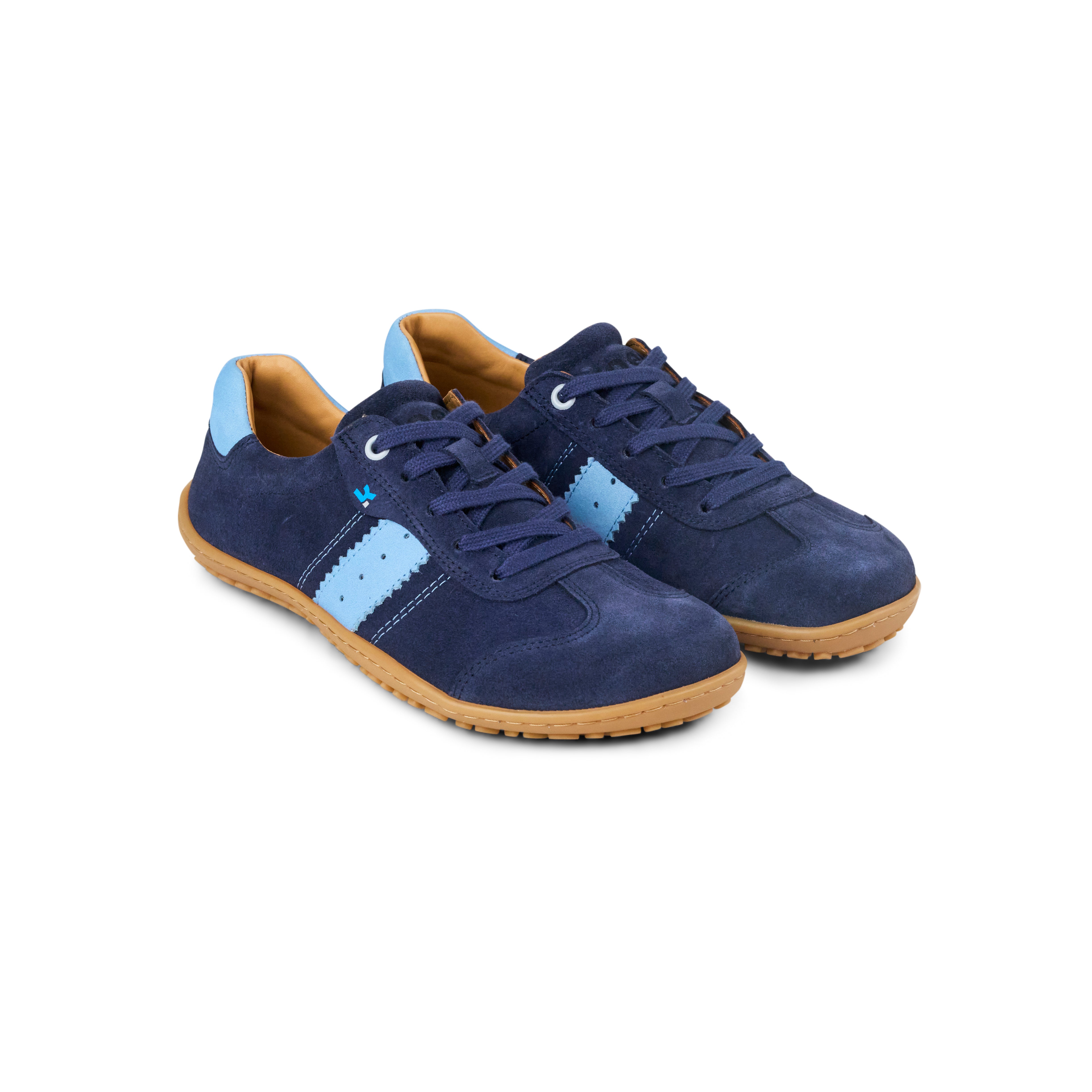 KOEL Ila Suede Navy Damensneaker – Stilvoller Barfußschuh für jeden Tag