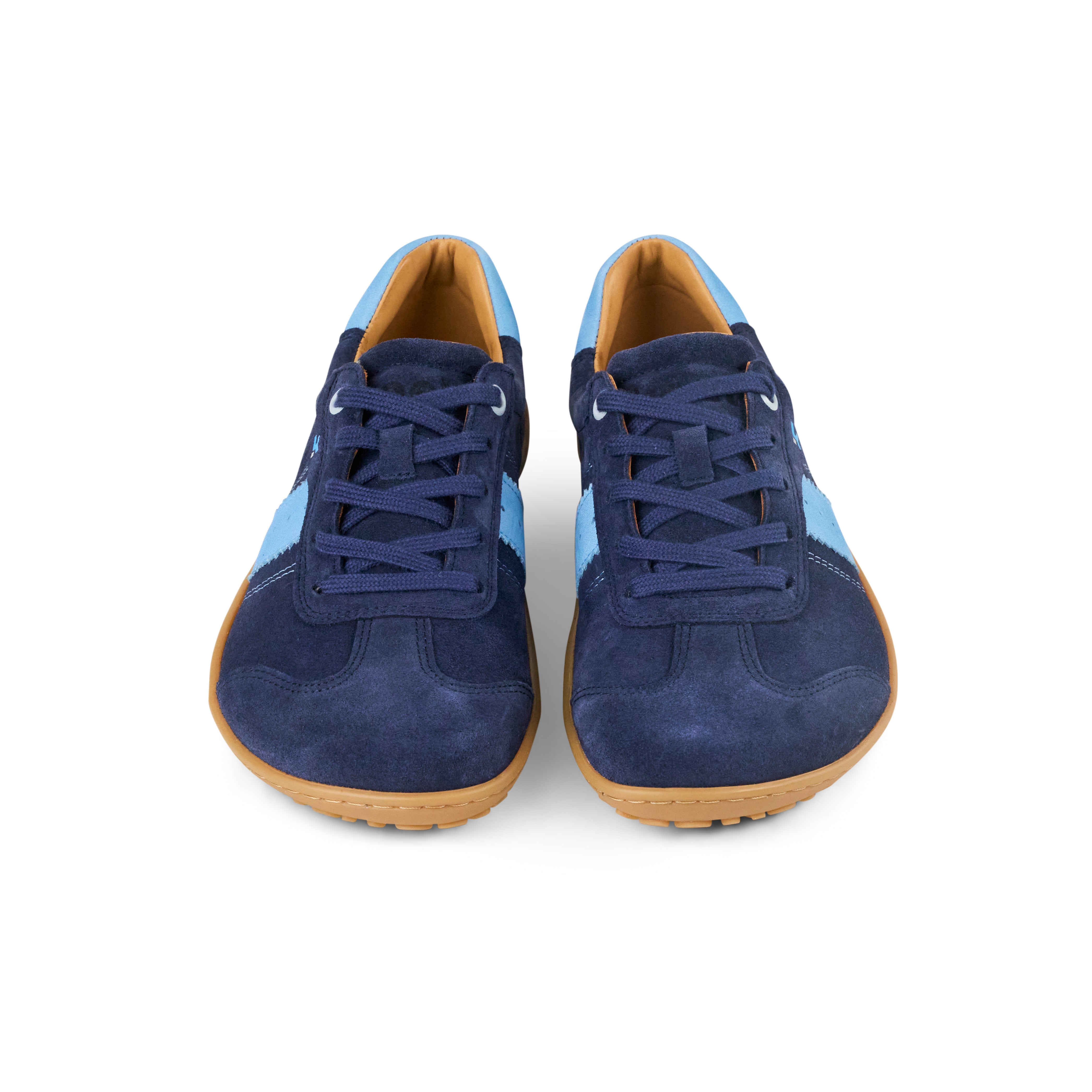 KOEL Ila Suede Navy Damensneaker – Stilvoller Barfußschuh für jeden Tag