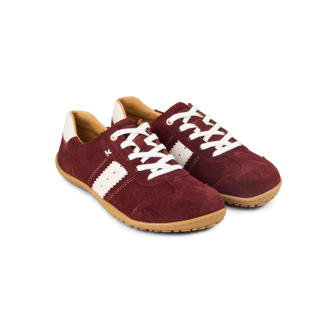 KOEL Ila Suede Bordo Damensneaker – Retrostyle Barfußschuh für jeden Tag