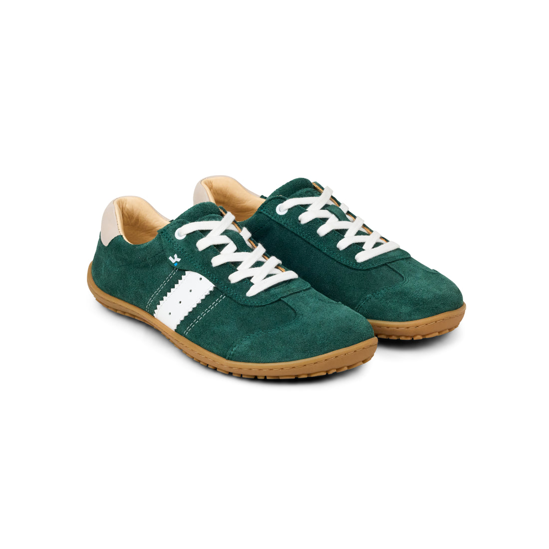 KOEL Ila Suede Green Damensneaker – Retrostyle Barfußschuh für jeden Tag