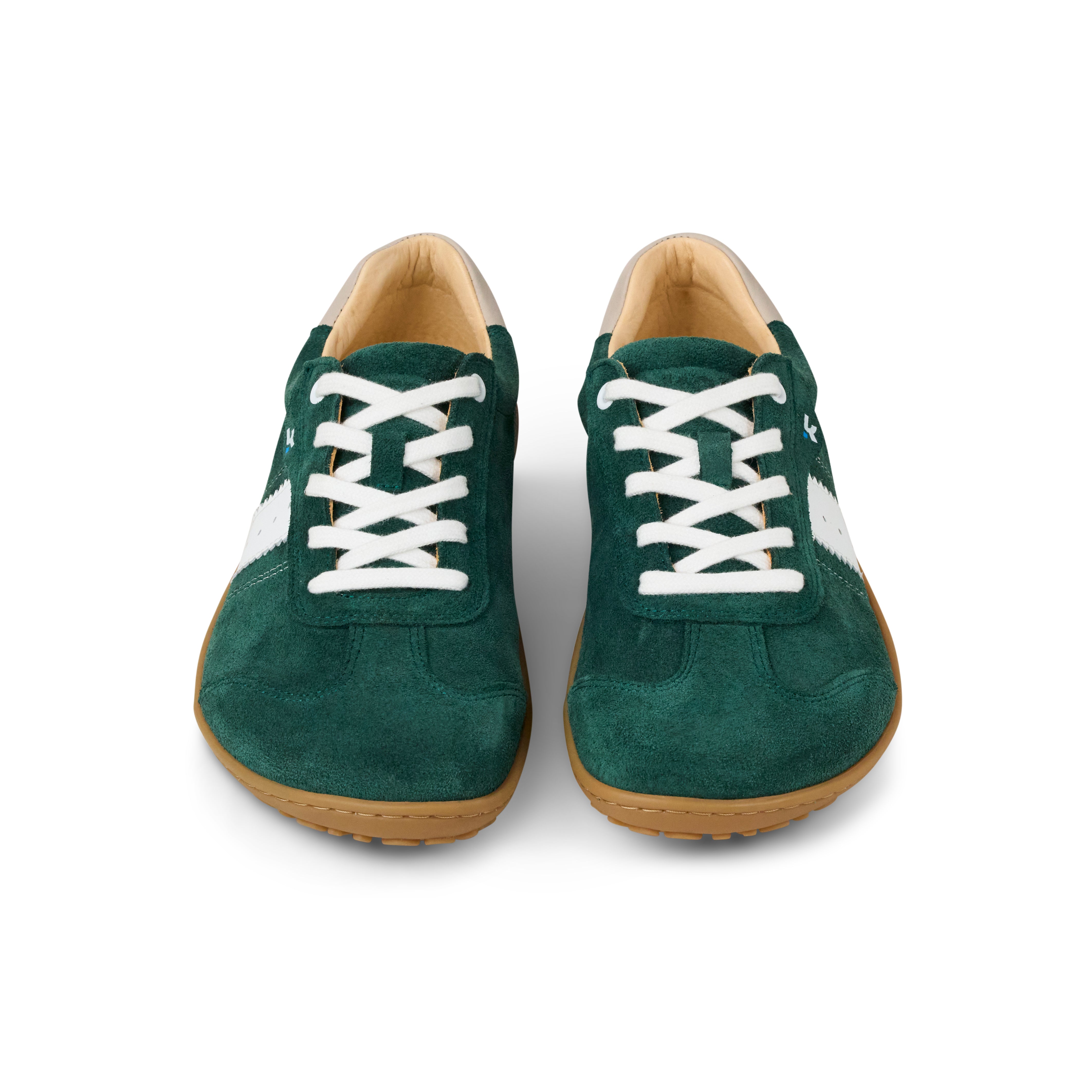 KOEL Ila Suede Green Damensneaker – Retrostyle Barfußschuh für jeden Tag