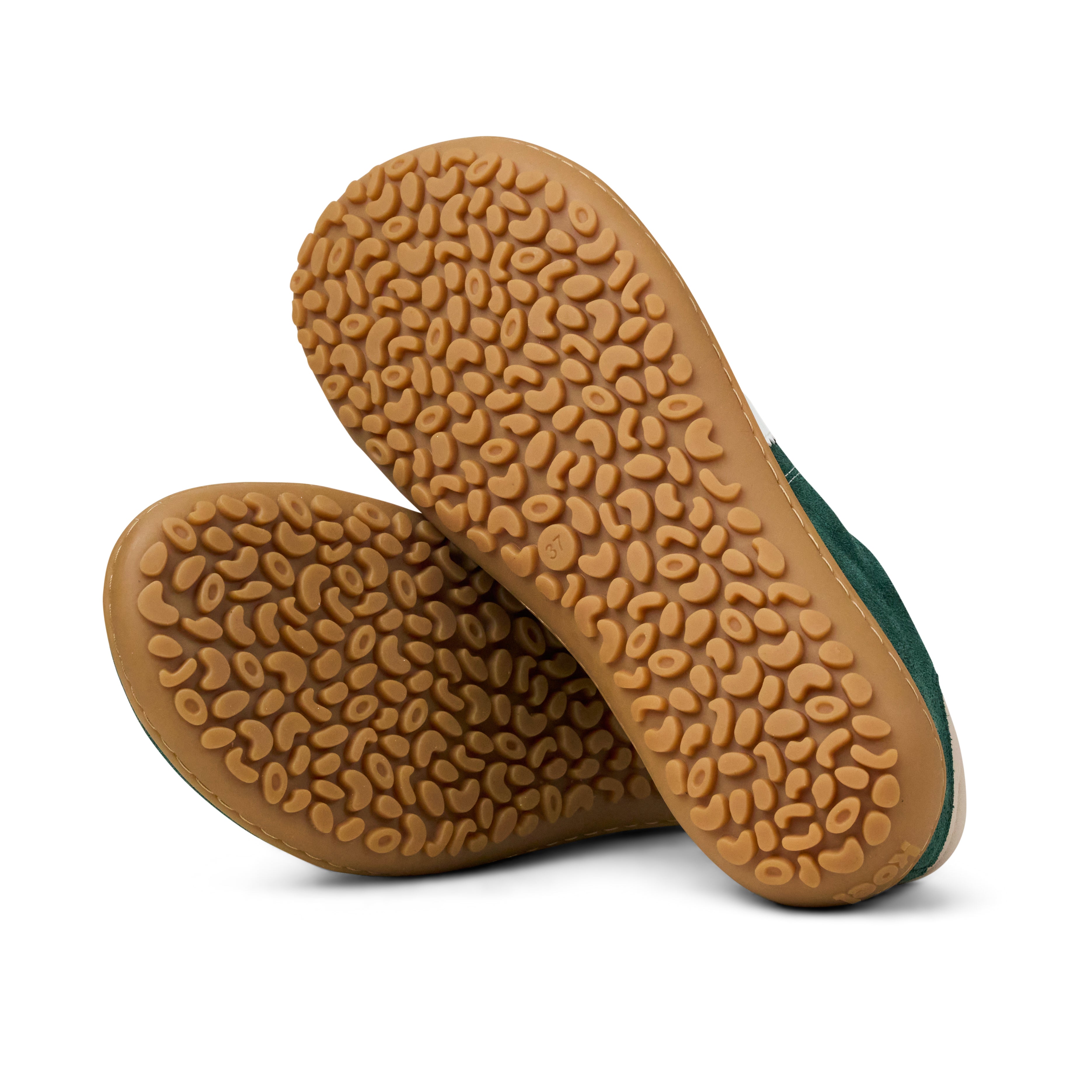 KOEL Ila Suede Green Damensneaker – Retrostyle Barfußschuh für jeden Tag