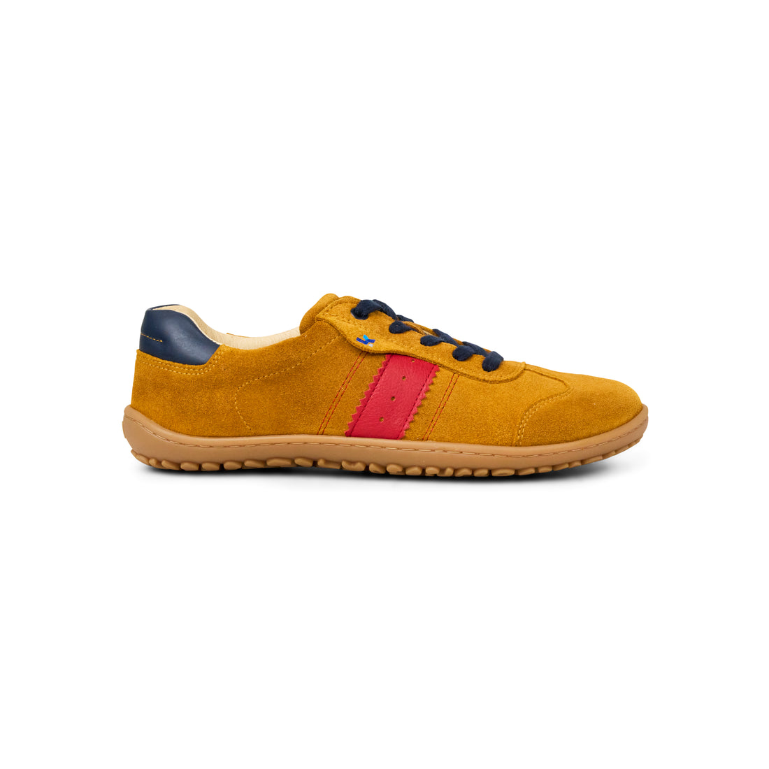KOEL Ila Suede Ocra Damensneaker – Stilvoller Barfußschuh für jeden Tag