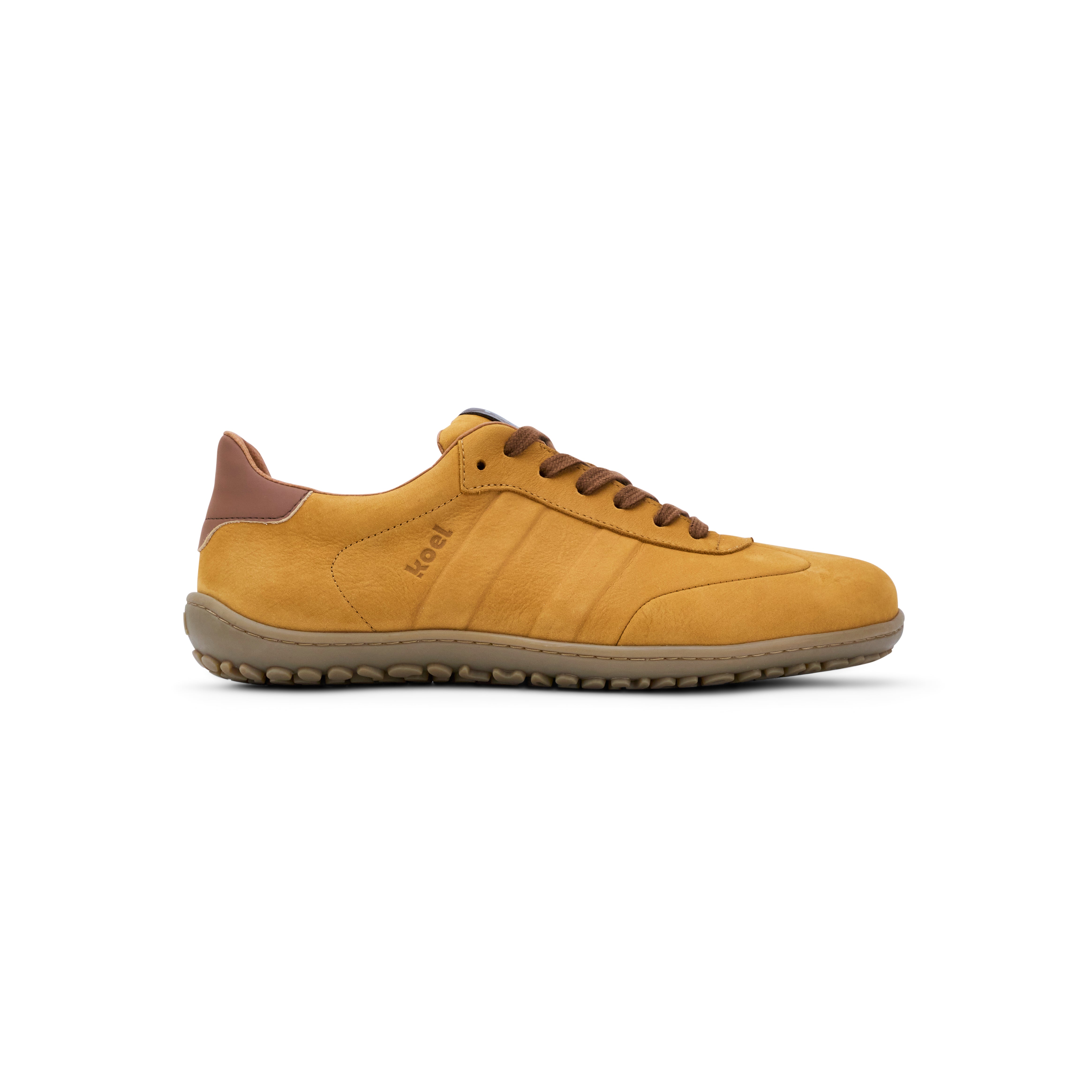 KOEL Ido Cognac – Herren Retro-Barfuß-Sneaker