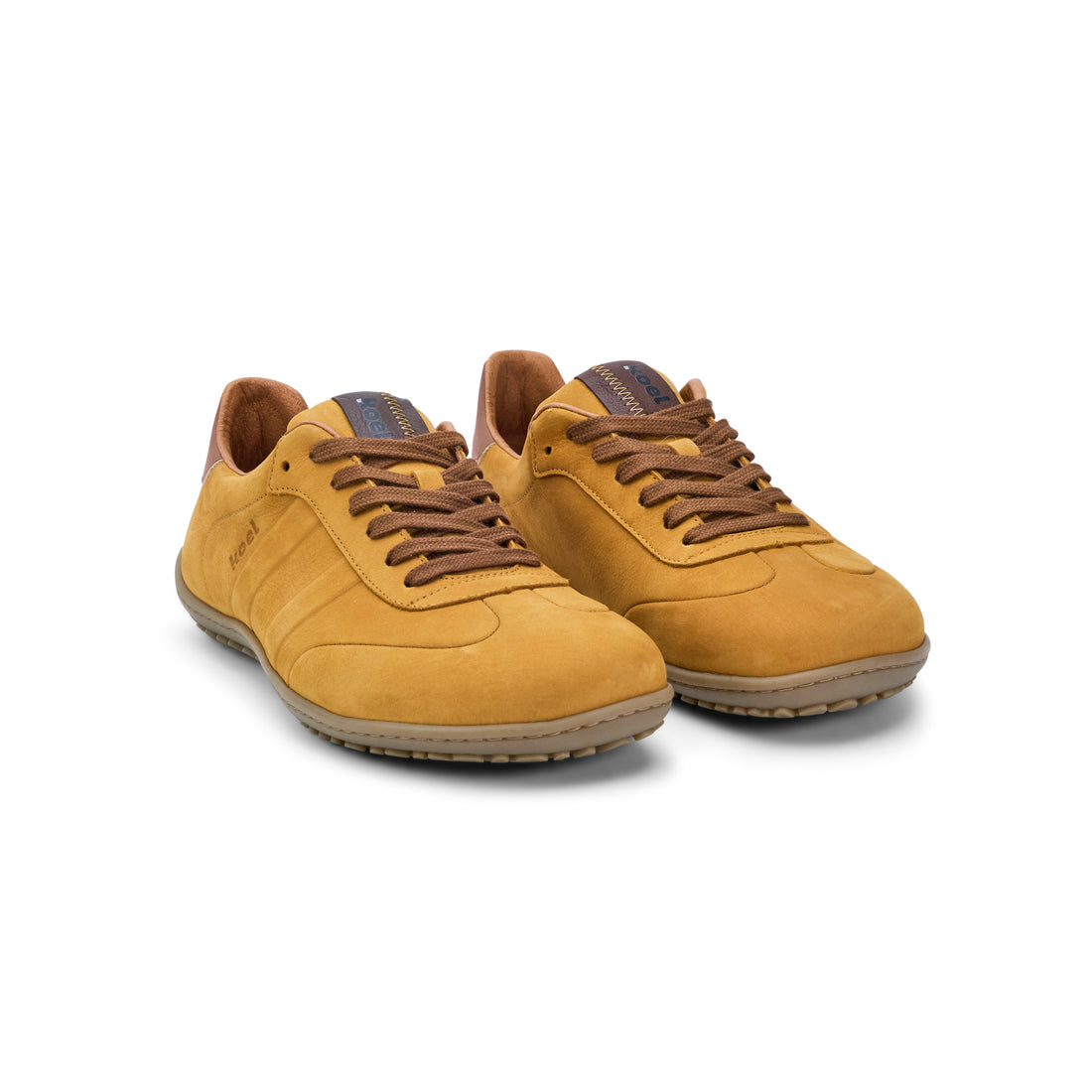 KOEL Ido Cognac – Herren Retro-Barfuß-Sneaker