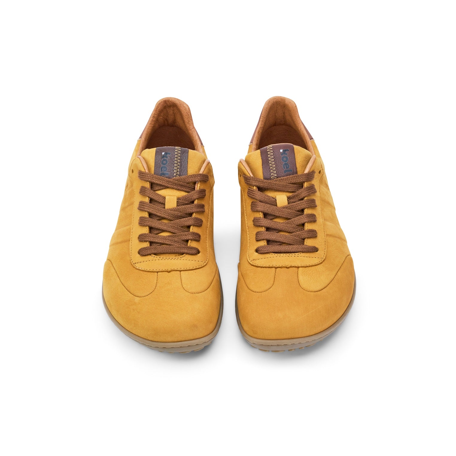 KOEL Ido Cognac – Herren Retro-Barfuß-Sneaker