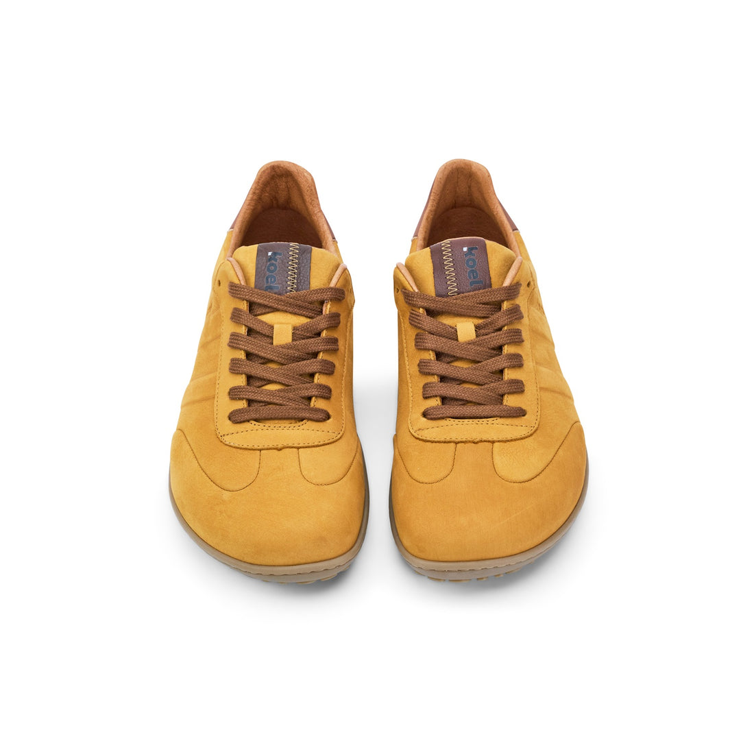 KOEL Ido Cognac – Herren Retro-Barfuß-Sneaker