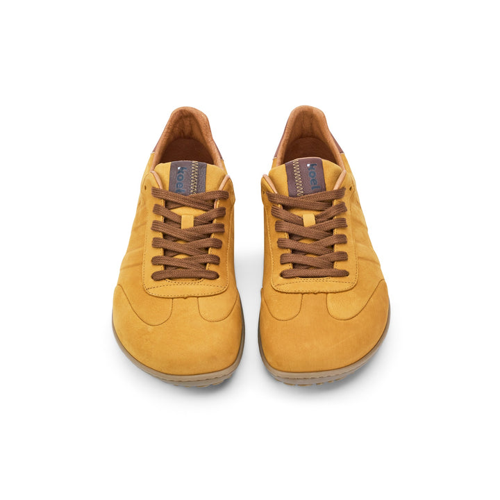 KOEL Ido Cognac – Herren Retro-Barfuß-Sneaker