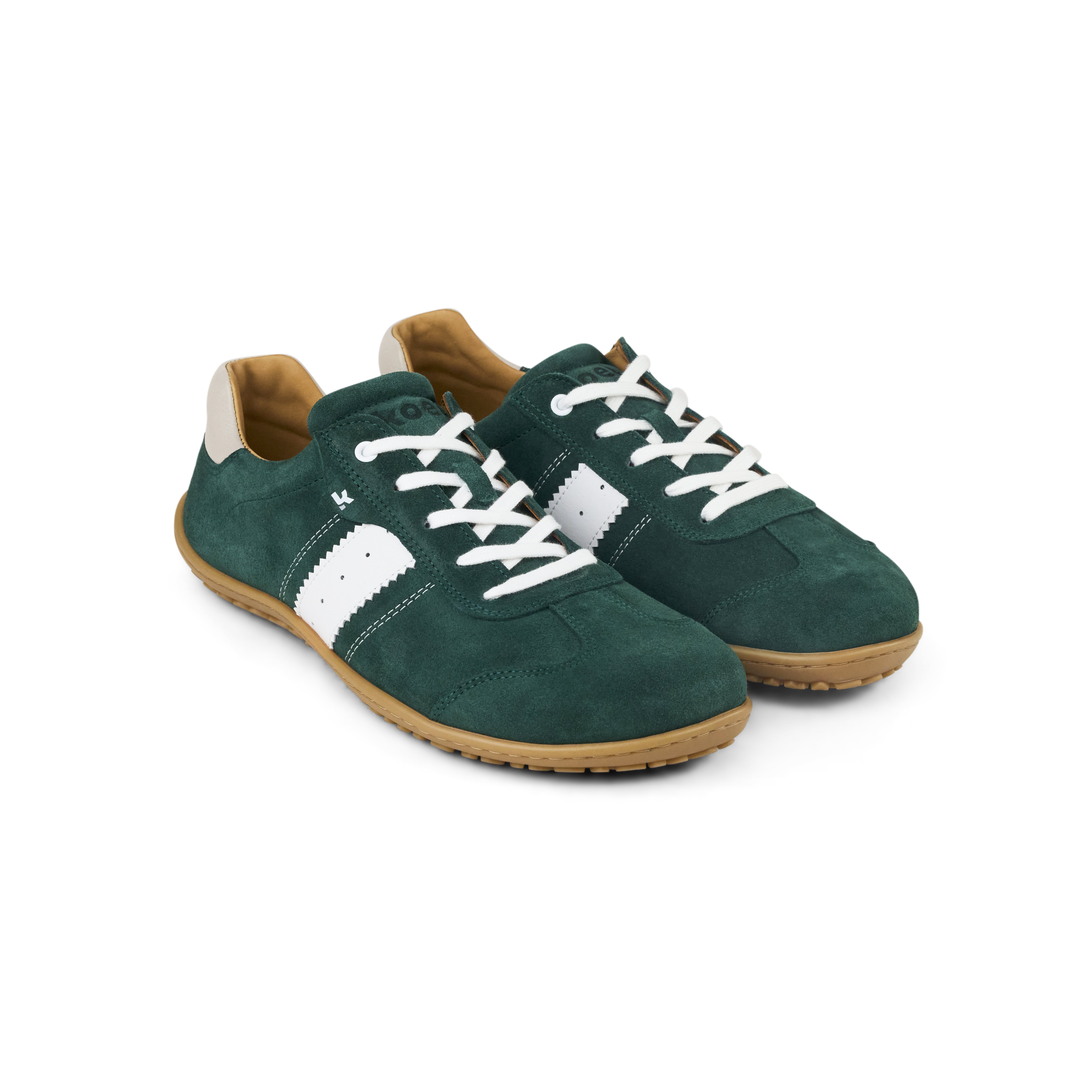 KOEL ILO Suede Green – Herren Barfuß-Sneaker