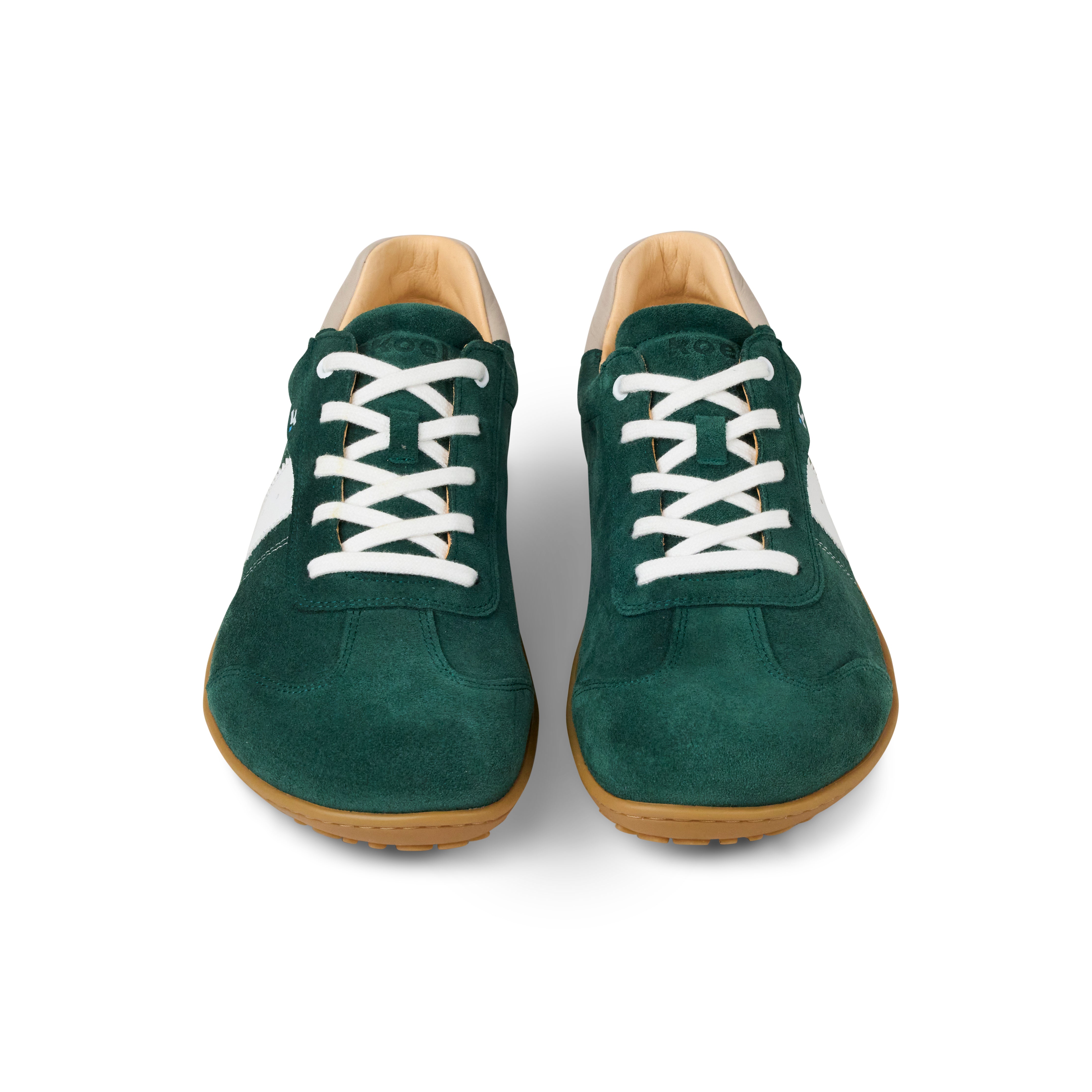 KOEL ILO Suede Green – Herren Barfuß-Sneaker