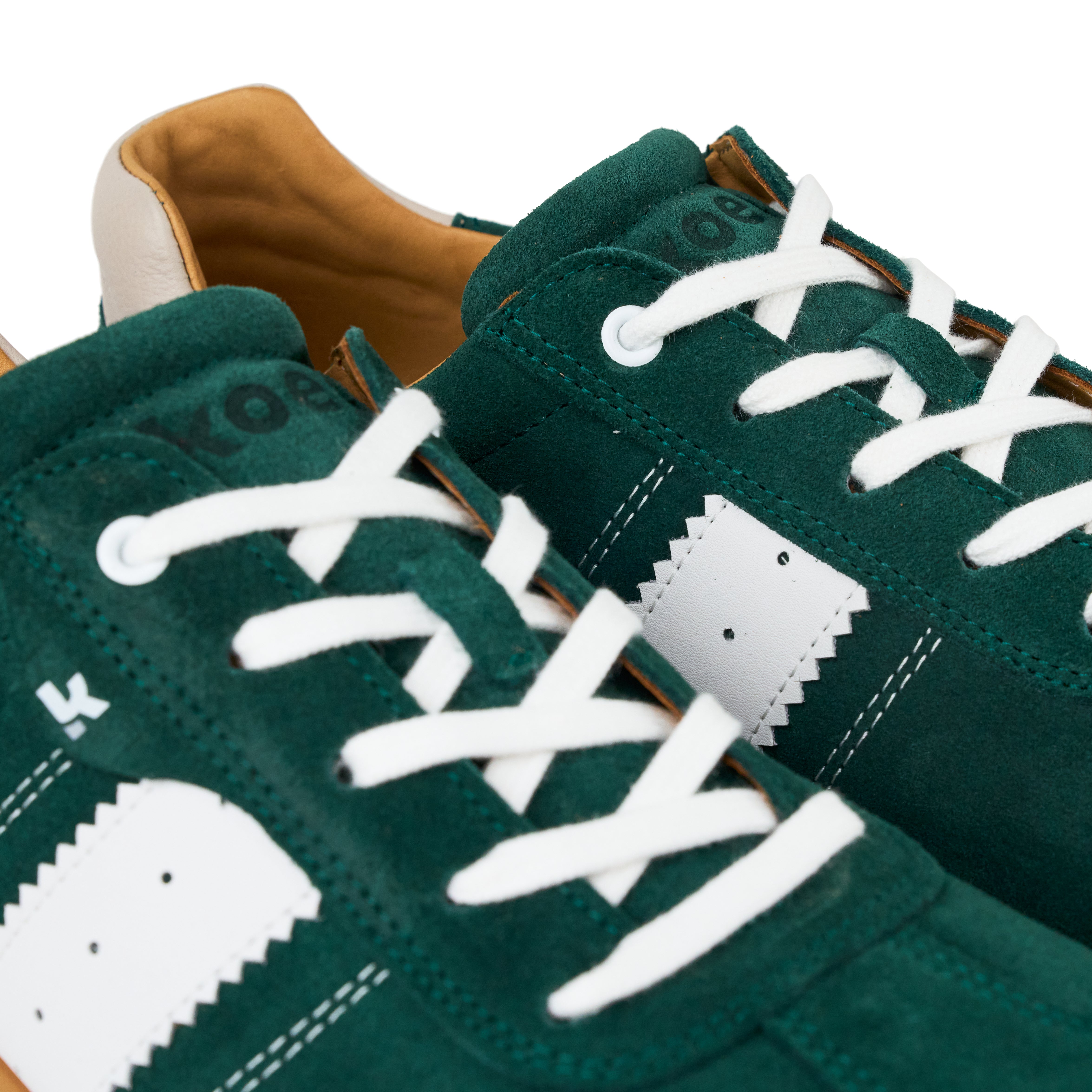 KOEL ILO Suede Green – Herren Barfuß-Sneaker