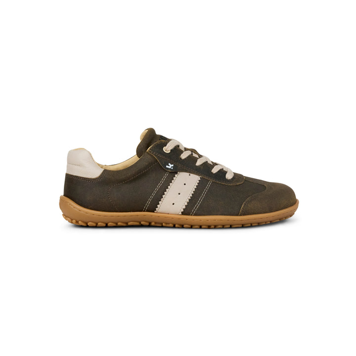 KOEL ILO Suede Taupe – Herren Barfuß-Sneaker