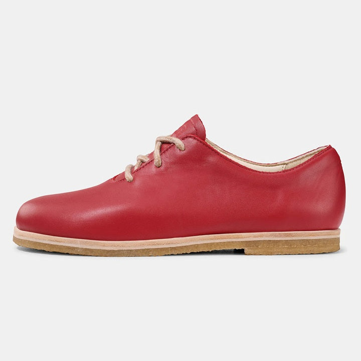Carey rot- puristisch, edel, besonders fußfreundlicher Lederschuh