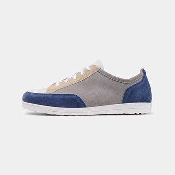 Emma Blau / Weiss - Passformwunder Sneaker mit Naturkautschuksohle