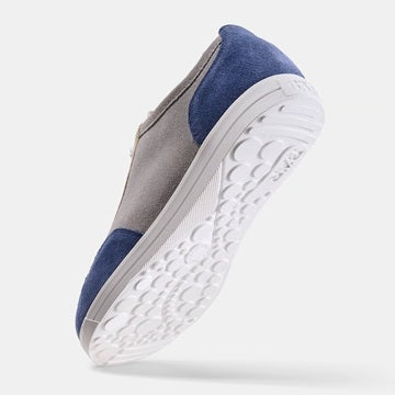 Emma Blau / Weiss - Passformwunder Sneaker mit Naturkautschuksohle