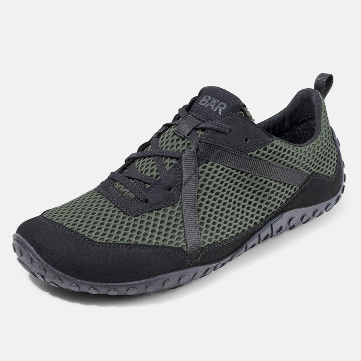 Junis Tex Schwarz Grün - Damen Sportsneaker