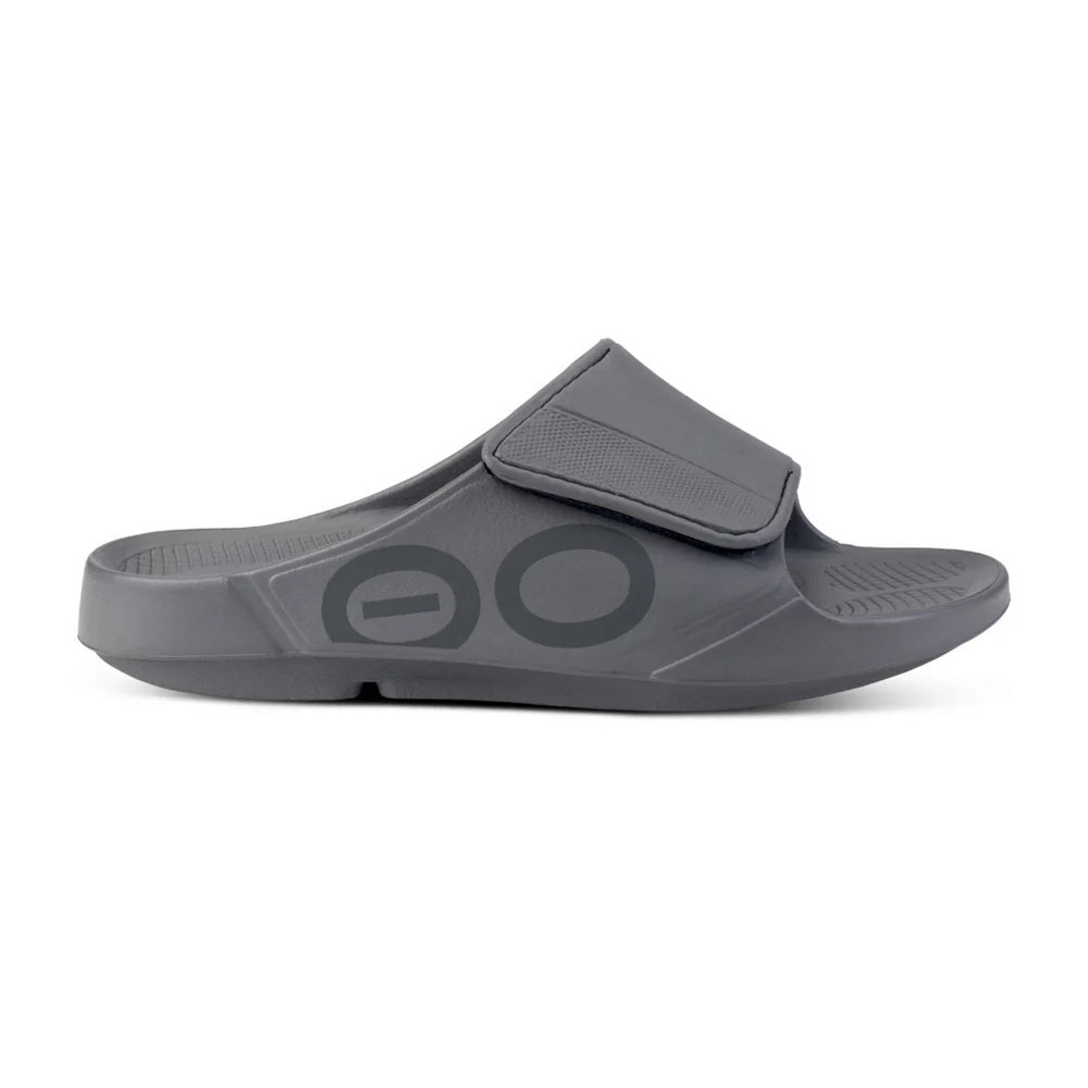OOAHH Sport Flex -OOFOS Damen -Slide Sandale mit Klettverschluss