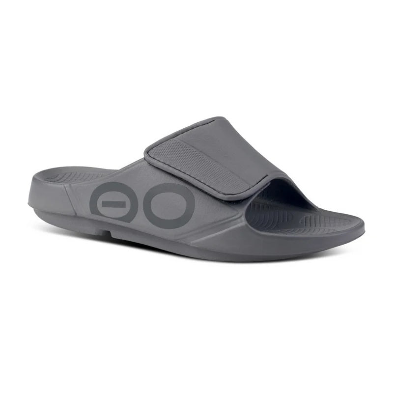 OOAHH Sport Flex -OOFOS Damen -Slide Sandale mit Klettverschluss