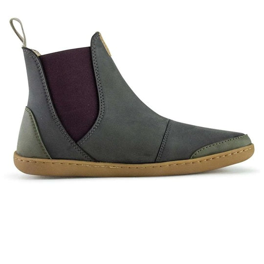 Terrar Chelsea Vegan Grey - Barfuß Chelsea Boots