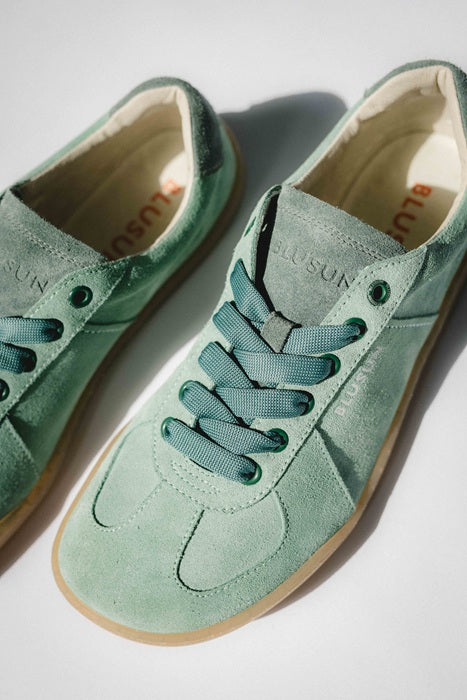 Blusun BLSN-200M Green - Herrenbarfußschuh aus Leder