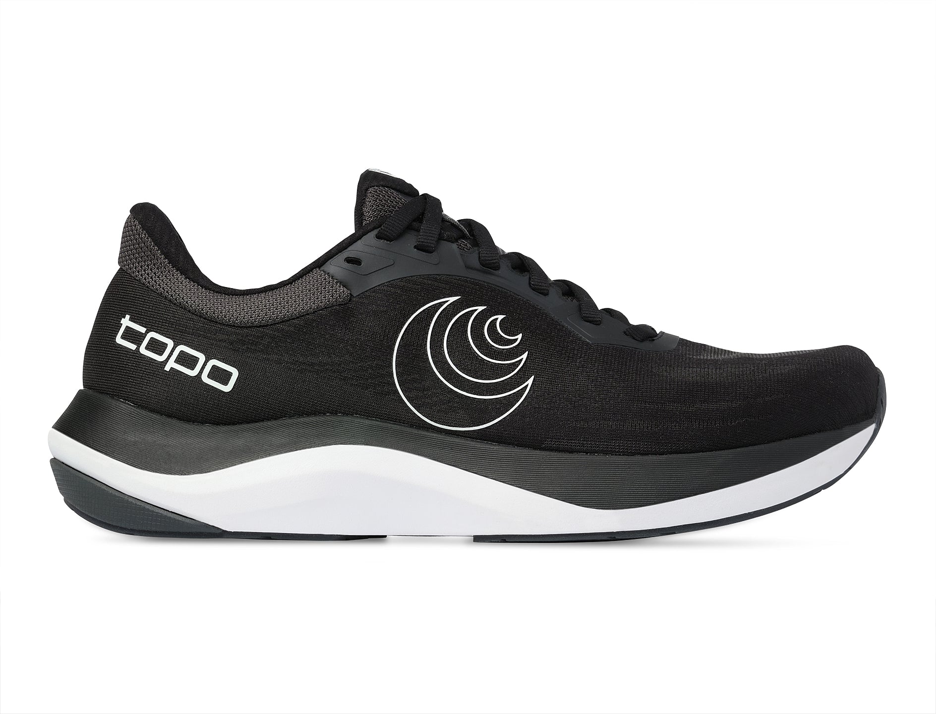 Topo Athletic Ultrafly 6 Black WHite – Herrenlaufschuh. Stabilität, Dämpfung und Dynamik in perfekter Balance