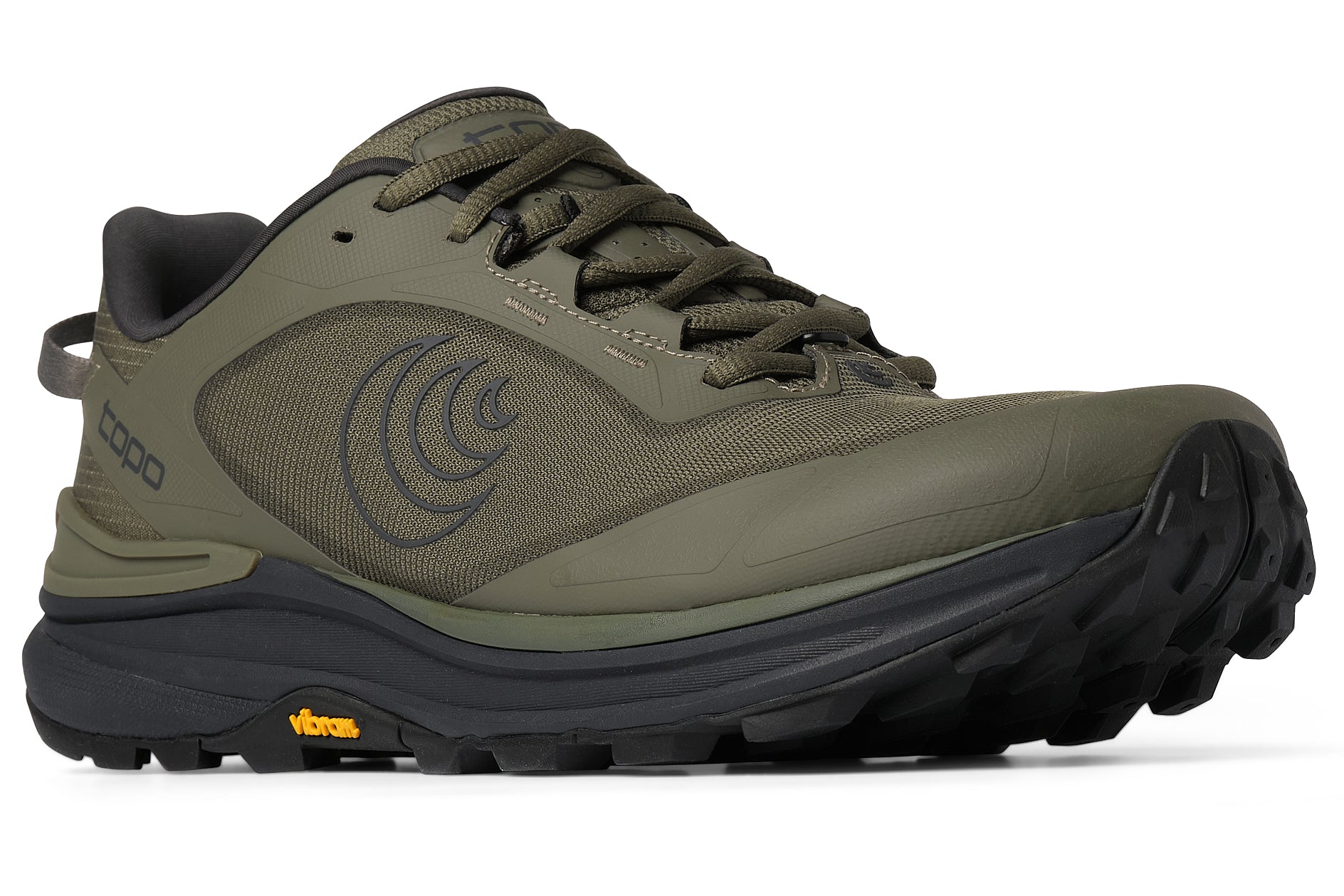 Topo Traverse Green Black - Herrenwanderschuhe