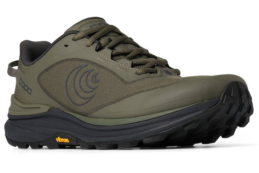 Topo Traverse Green Black - Herrenwanderschuhe