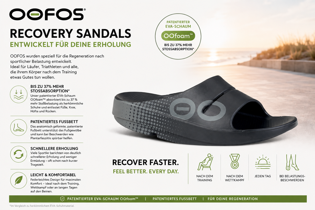 OOAHH+ Chalk - OOFOS Damen-Slide-Sandale