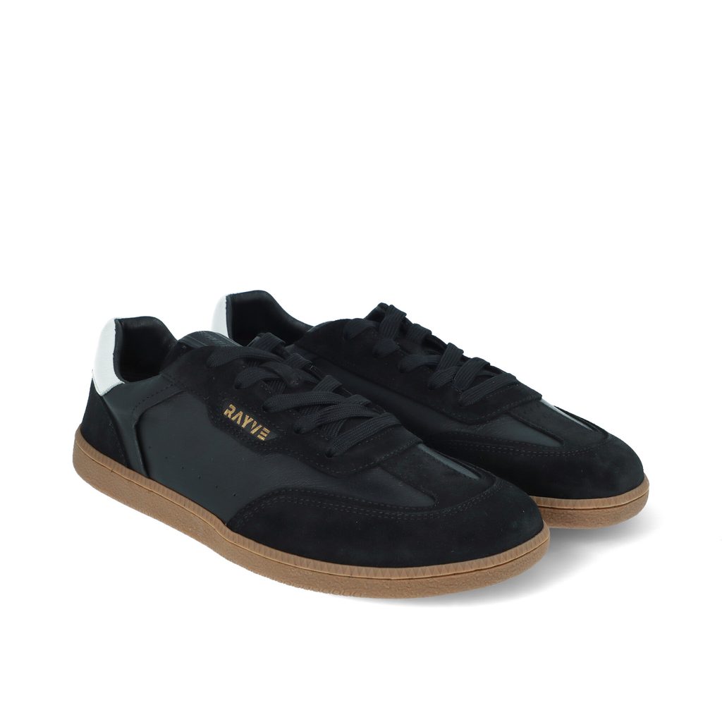 RAVE RIO Leather Black/White – Barfußgefühl trifft urbanen Style