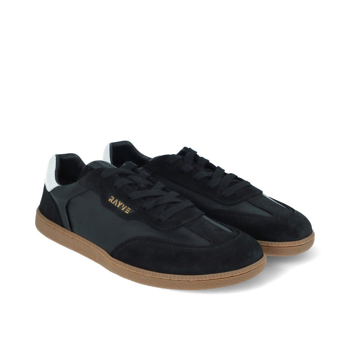 RAVE RIO Leather Black/White – Barfußgefühl trifft urbanen Style