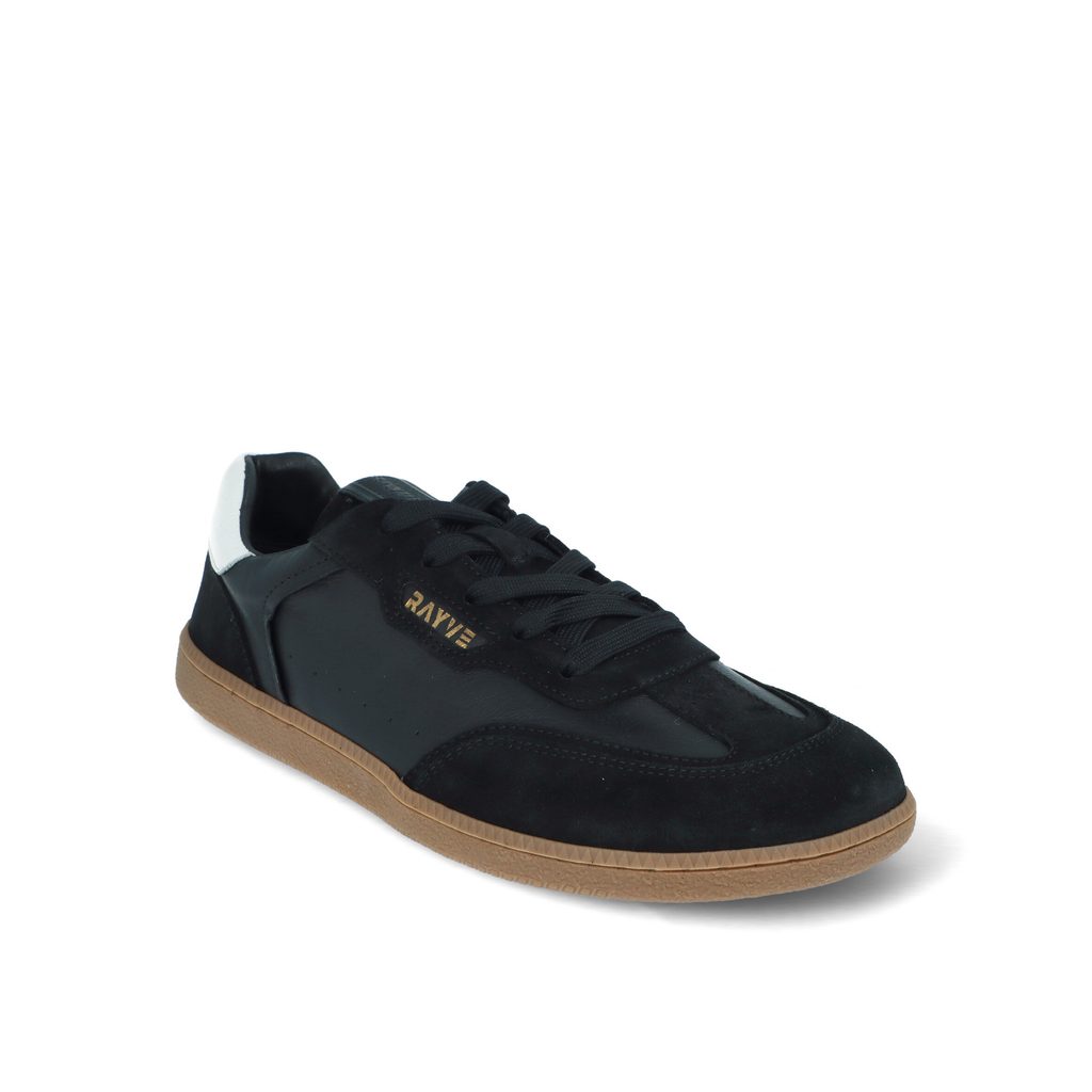 RAVE RIO Leather Black/White – Barfußgefühl trifft urbanen Style