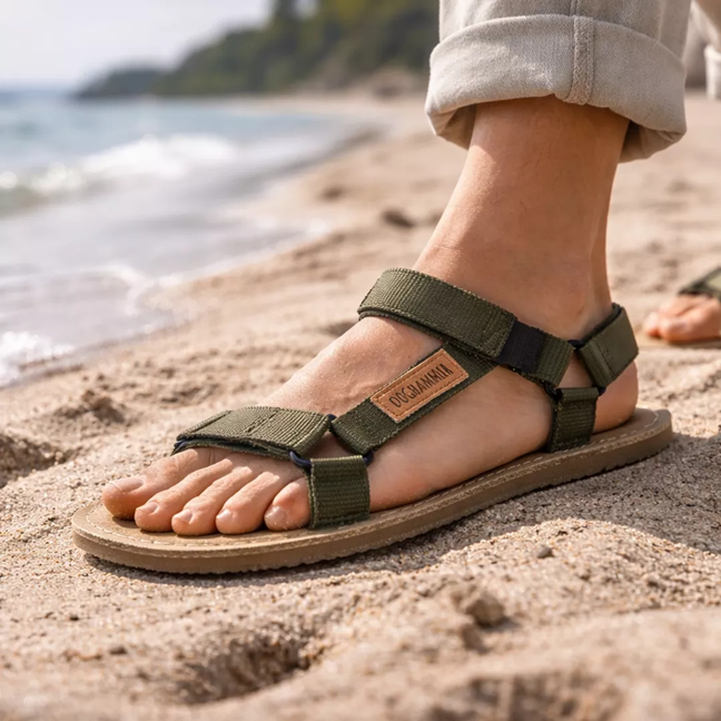 Doghammer Terrar Sandal Khaki - Vegane Outdoor - Sandale