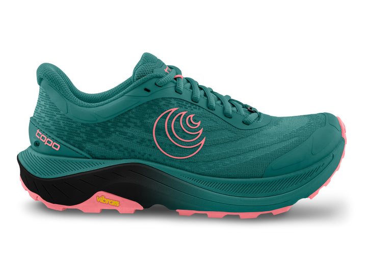 Ultraventure 4 Dark Teal/Pink - Damen Laufschuh für leichtes Gelände