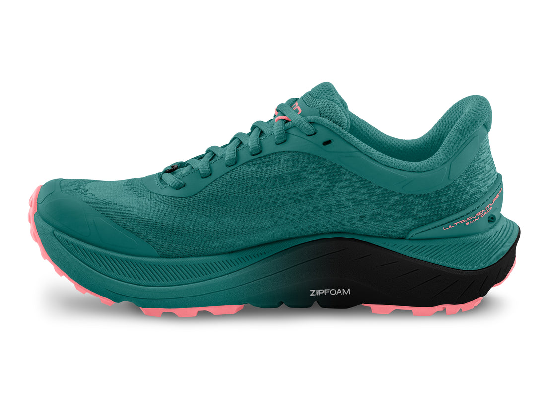 Ultraventure 4 Dark Teal/Pink - Damen Laufschuh für leichtes Gelände