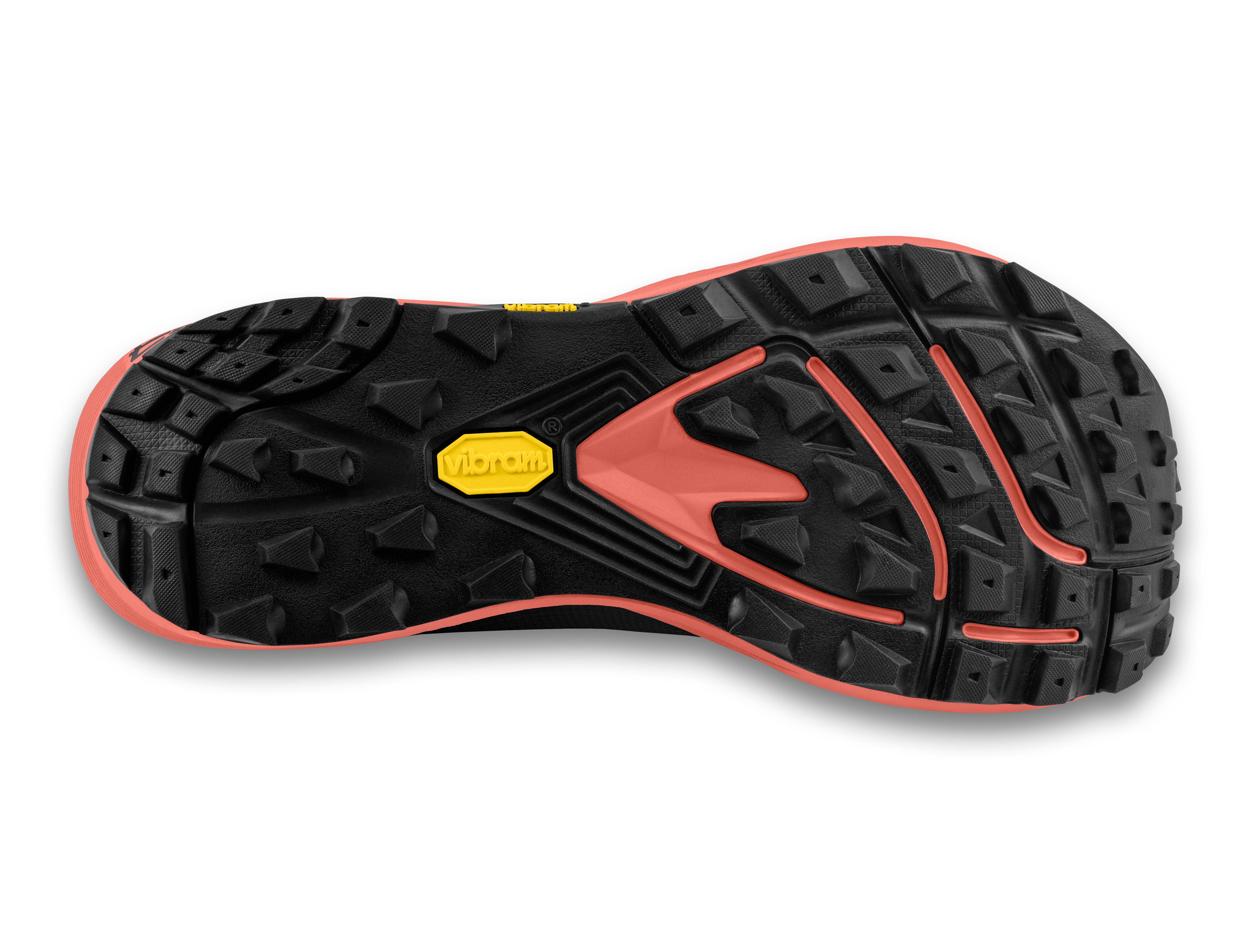 MTN Racer 4 Black/Rose - Topo Damen Trailrunningschuh. Maximale Dämpfung. Maximale Kontrolle. Maximale Performance.