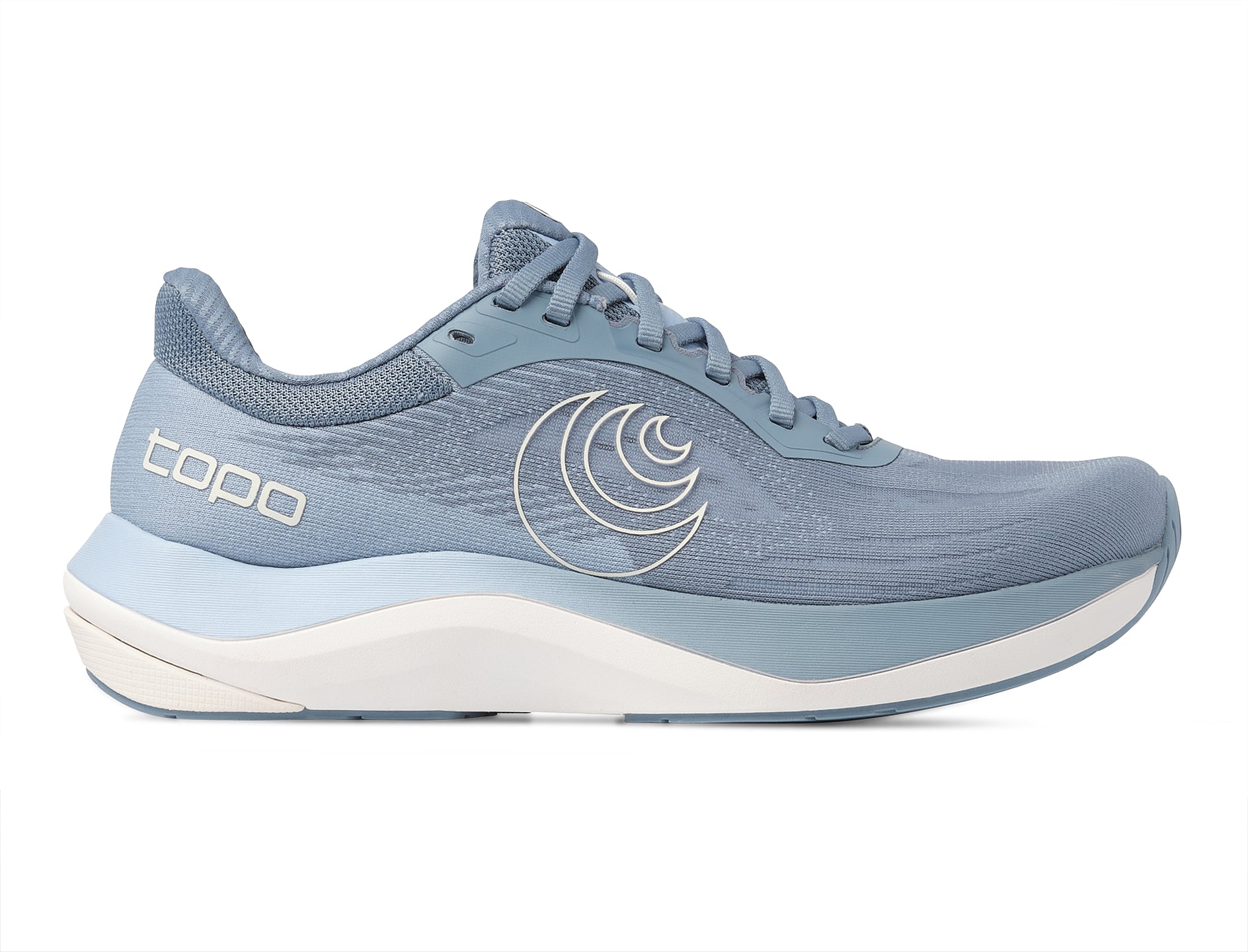 Topo Athletic Ultrafly 6 Blue WHite – Damenlaufschuhe. Stabilität, Dämpfung und Dynamik in perfekter Balance