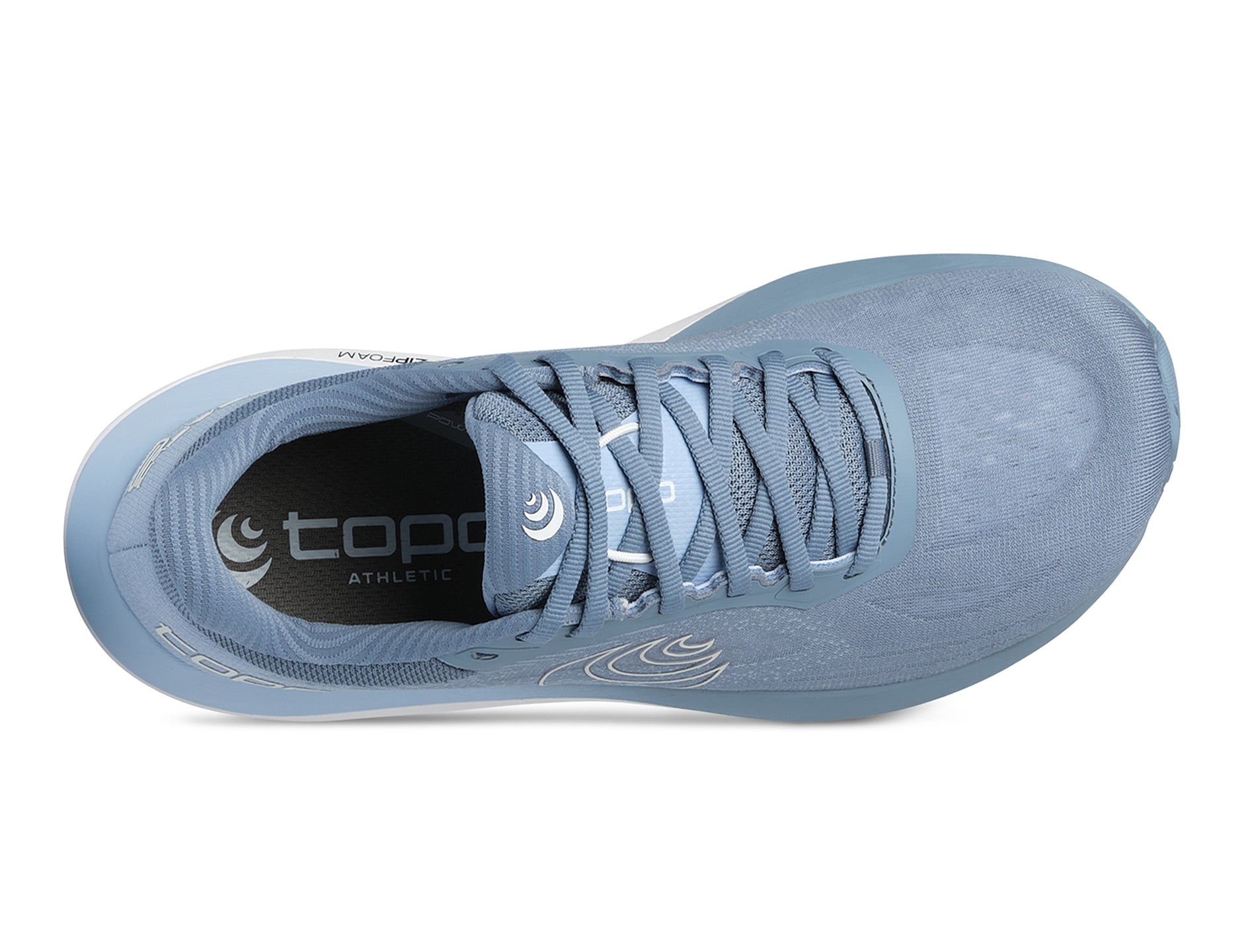 Topo Athletic Ultrafly 6 Blue WHite – Damenlaufschuhe. Stabilität, Dämpfung und Dynamik in perfekter Balance