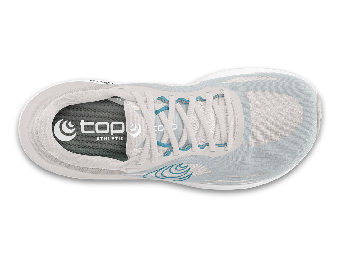 Topo Athletic Ultrafly 6 Grey Sky – Damenlaufschuhe. Stabilität, Dämpfung und Dynamik in perfekter Balance