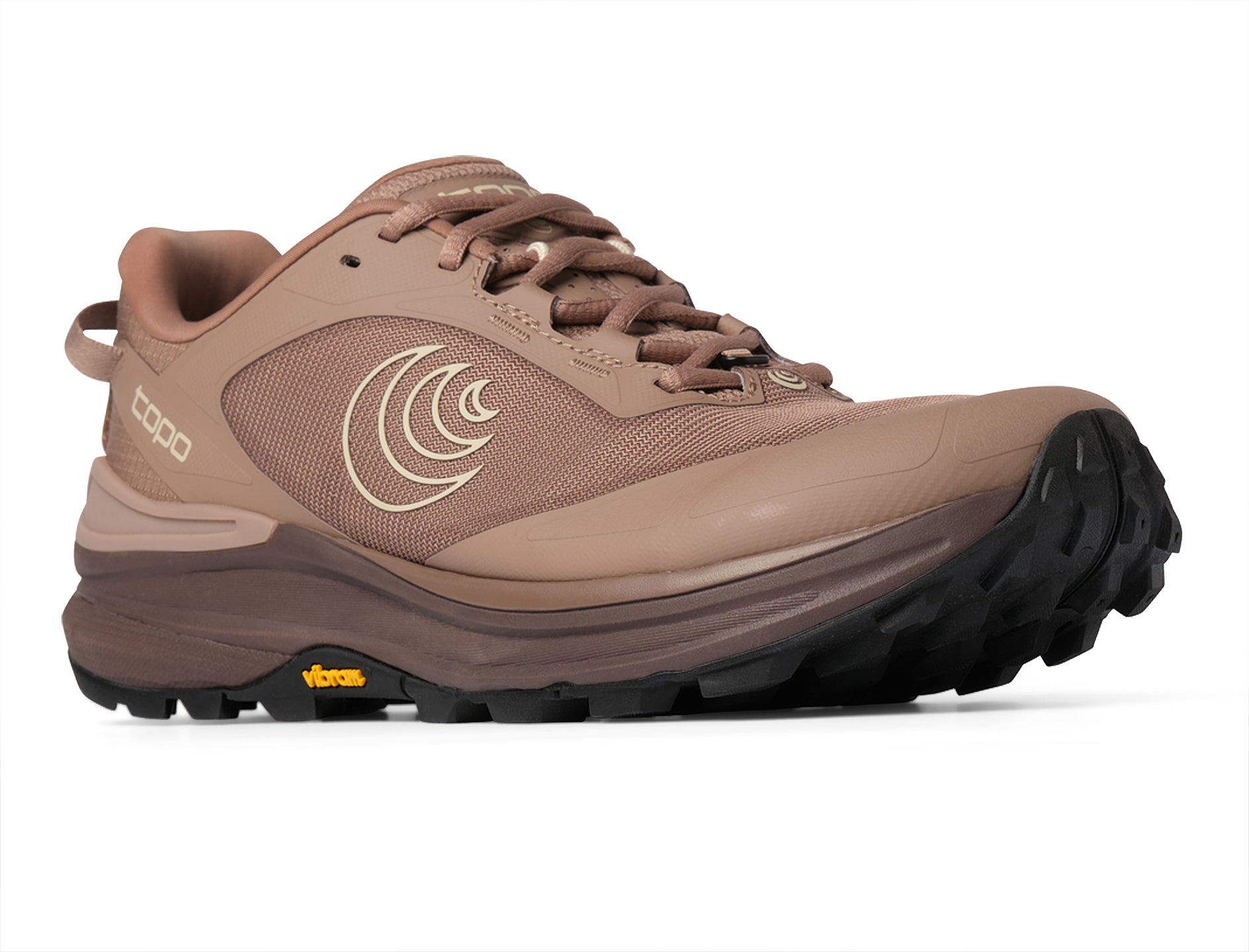 Topo Traverse Clay Tann – leichte Damen Wanderschuhe für schwieriges Gelände