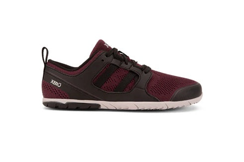 Zelen Rot Schwarz - besonders leichter und luftiger Barfußsneaker für Damen