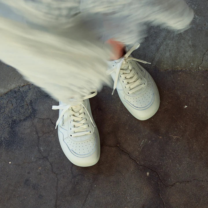 Blusun BLSN 600W White - Damen Barfuß - Sneaker  aus besonders weichen Leder