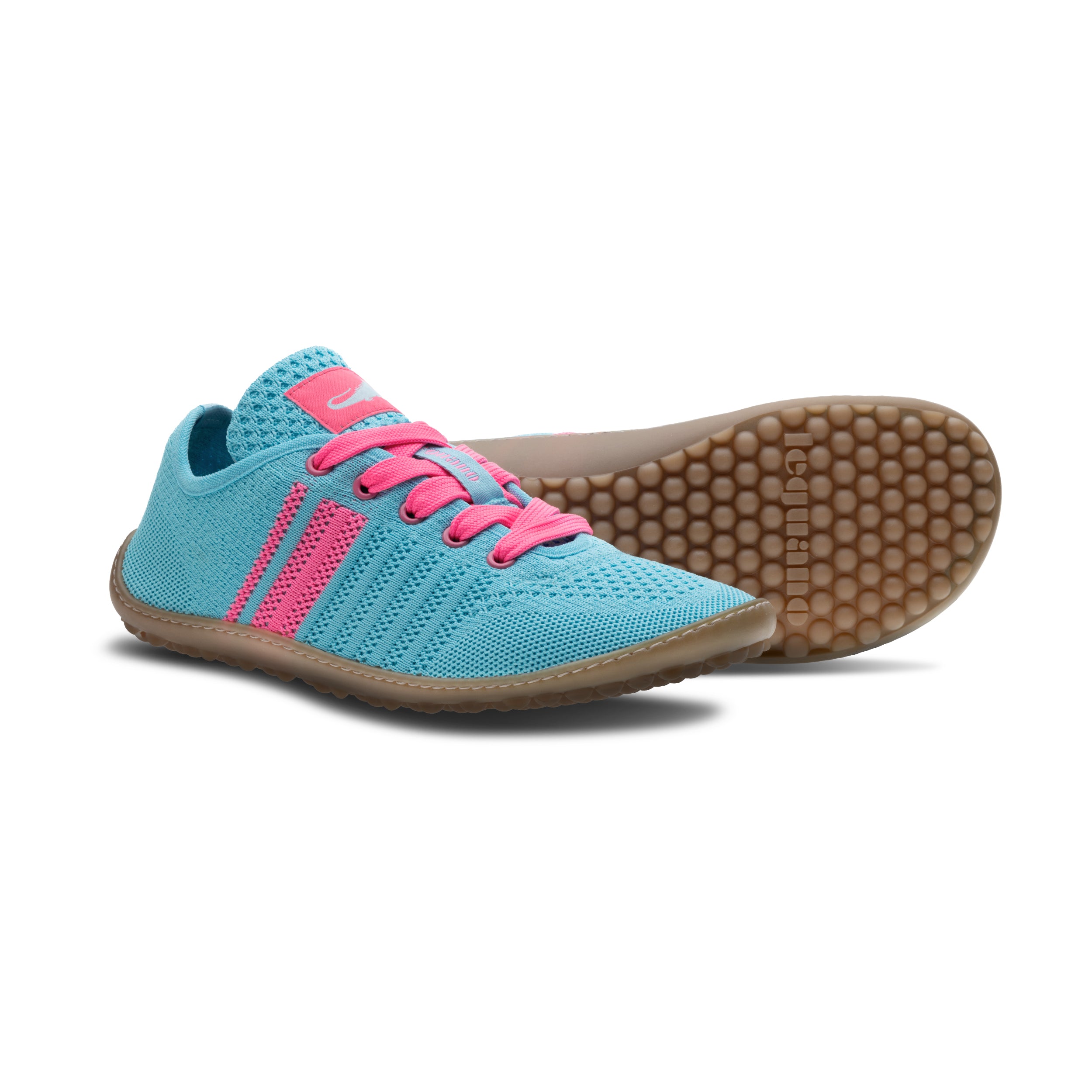 Caribeo Blue -  luftiger Barfußsneaker von Leguano mit Korksohle