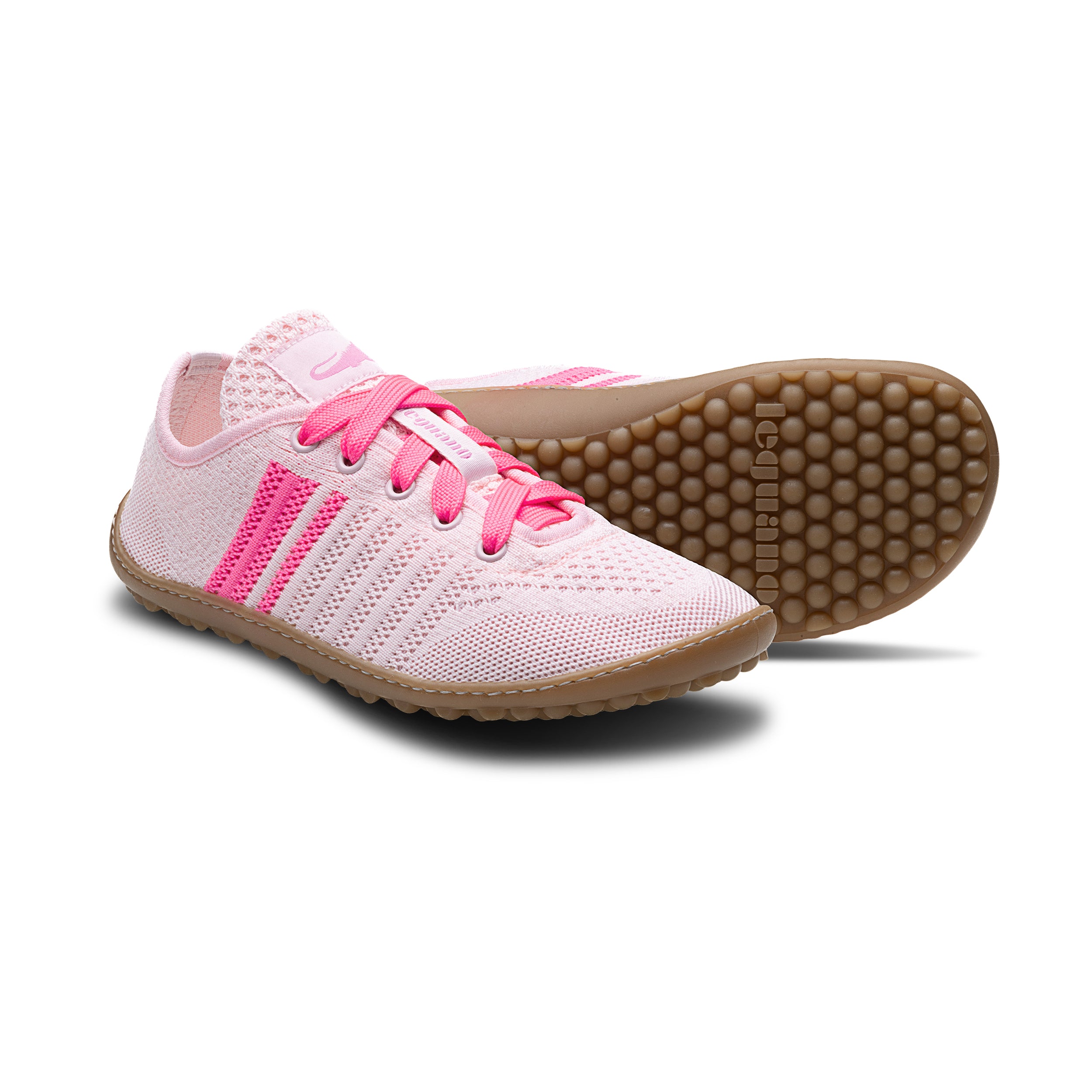 Caribeo Rose -  luftiger Barfußsneaker von Leguano mit Korksohle